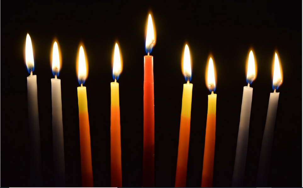 burning candles