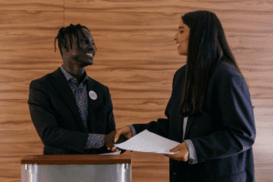 shake hands